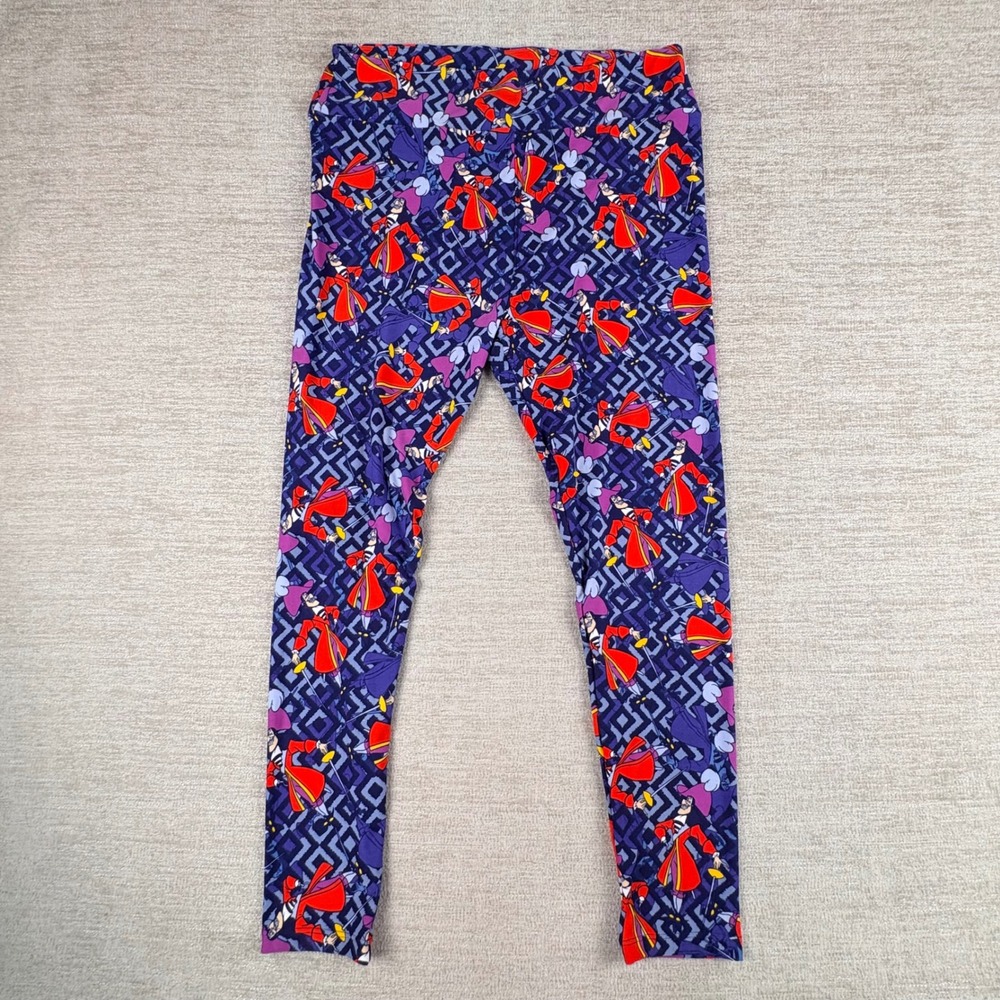 NEW LuLaRoe Disney Villains Captain Hook Peter Pan Leggings Womens TC2 NWT RARE